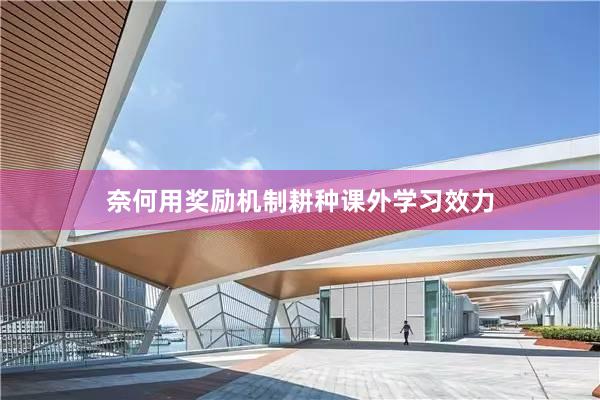 奈何用奖励机制耕种课外学习效力